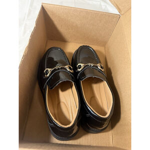 QHH size 6 Platform Chunky Penny Loafers Lug Sole Slip-On Dress Casual Shoes